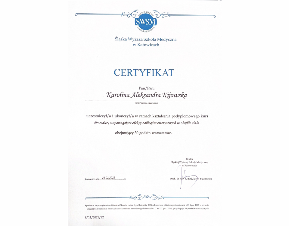 karolina-kijowska_certyfikat_warsztaty-procedury-wspomagajace-zabiegi