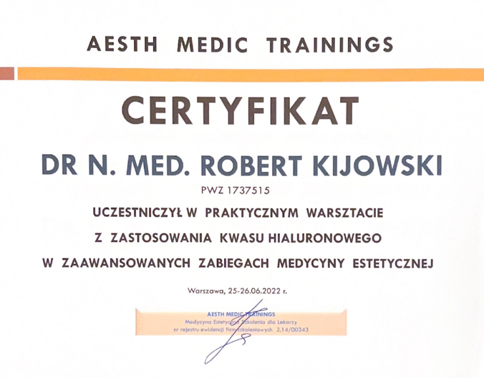 robert-kijowski_certyfikat_warsztaty-kwas-hialuronowy