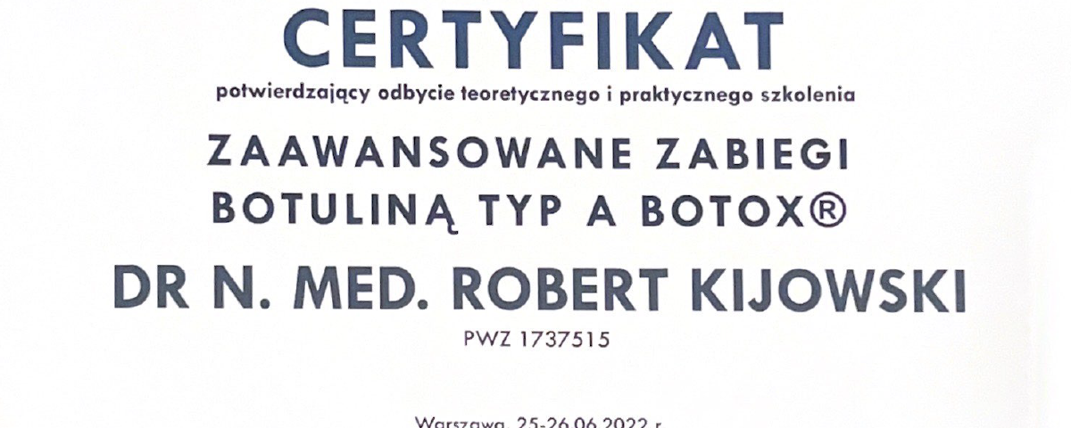 robert-kijowski_certyfikat_zabiegi-botulina