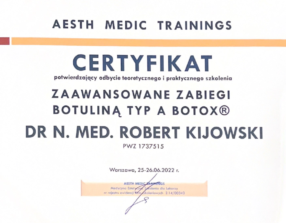 robert-kijowski_certyfikat_zabiegi-botulina